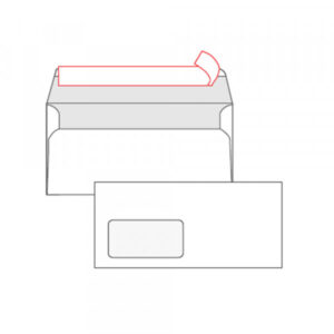 Koverta ameriken LP/DP 11x23mm (1/1000)