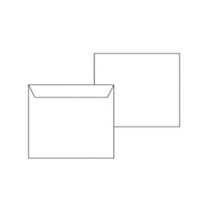 Koverta B5 176x250mm 1/500 bela samolepljiva