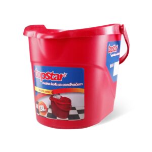 Kofa ovalna sa oceđivačem TOP STAR crvena 13 lit.