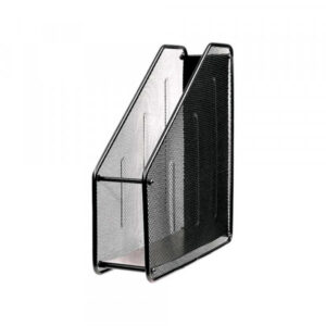 Polica za dokumenta uspravna žičana crna